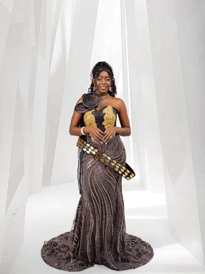 Evening gown event portrait