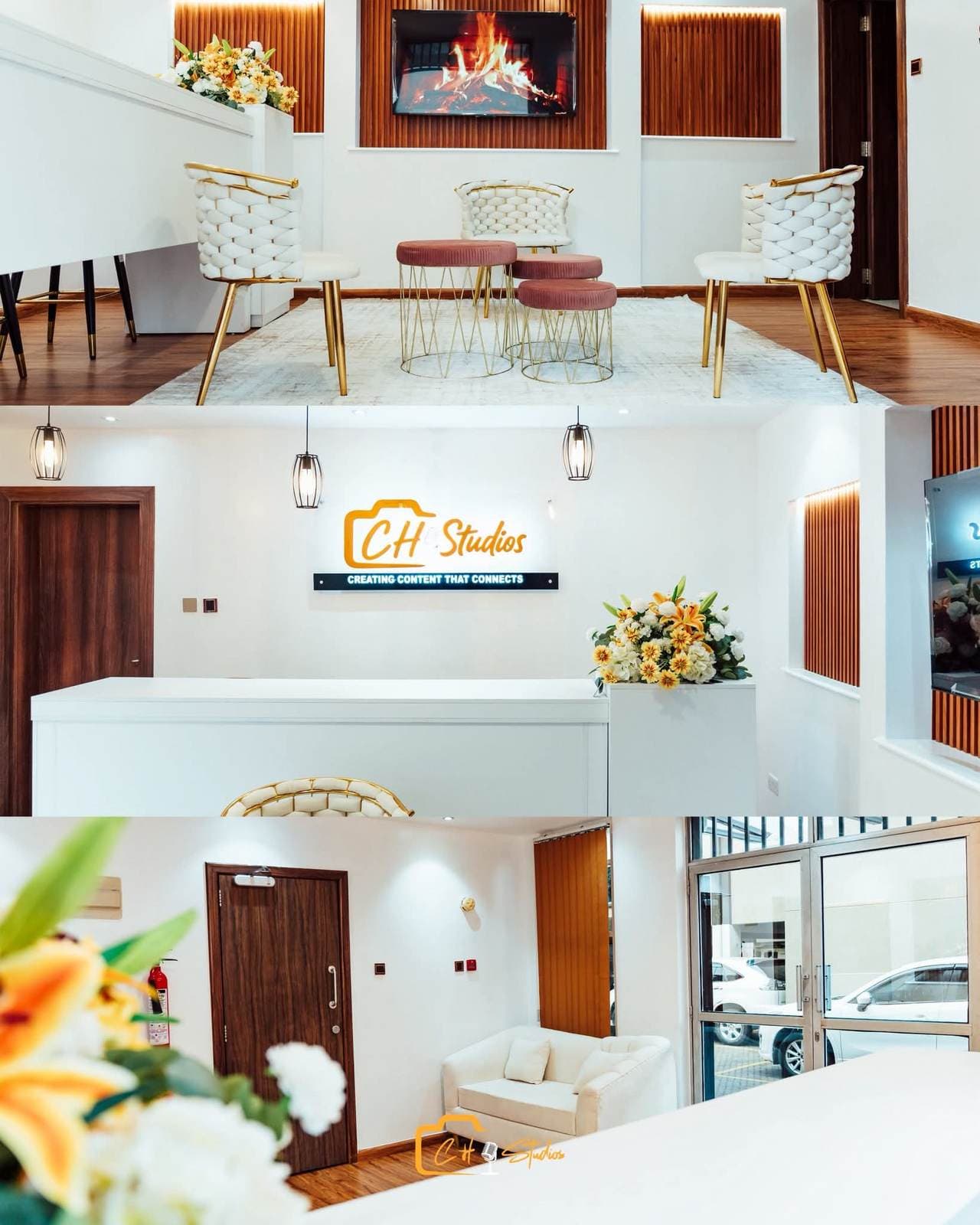 CH Studios reception area