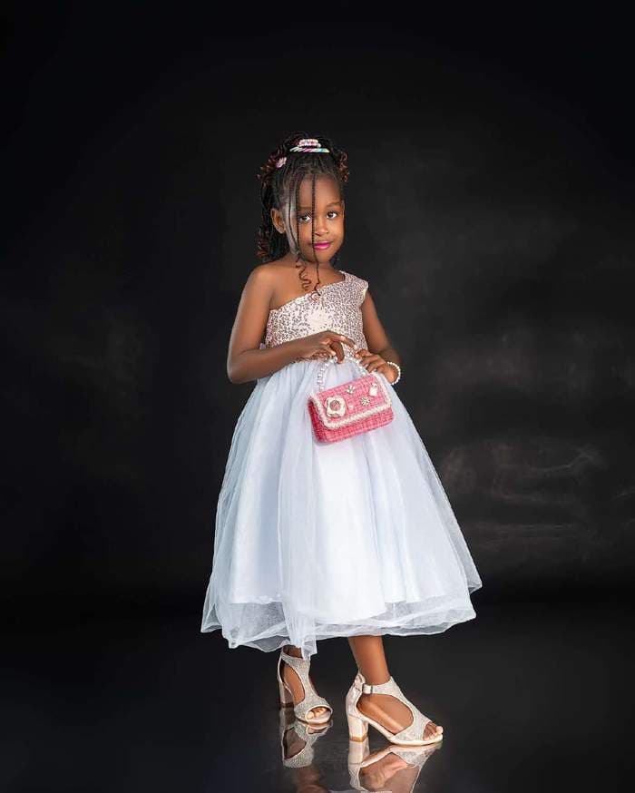 Child portrait in formal dress